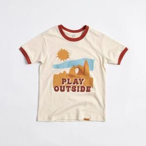 Play Outside * Youth Short Sleeve Ringer Tee